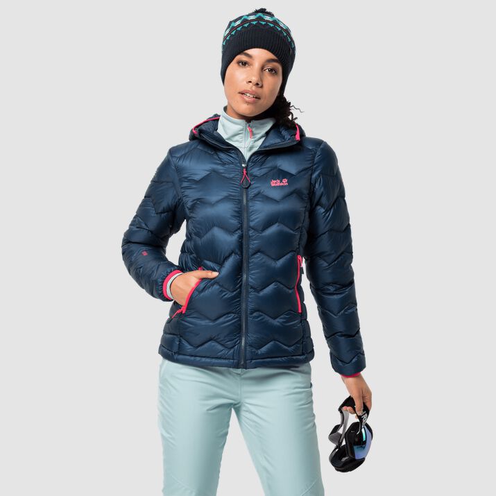 Jack Wolfskin Womens Argo Peak Down Jacket Navy 034256PCF